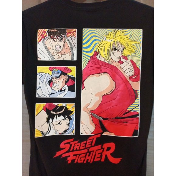 Women's Capcom Street Fighter Gamer Black T-shirt Size Small - Picture 6 of 6